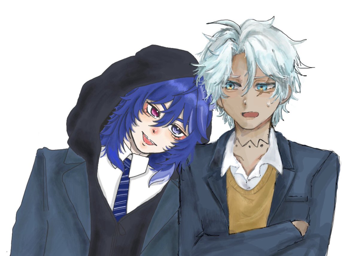 egunaga_ww_'s tweet photo. 学パロ　オロイフ
#オロイフ #学パロ https://t.co/mP2dAYMpFp