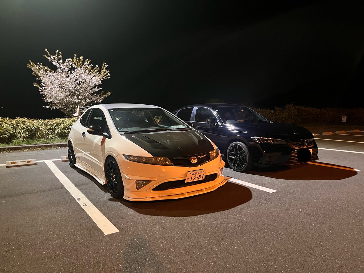 seitabaseball14's tweet photo. 後輩がシビック納車したのでターンパイクまで来ました！☺️ https://t.co/XGI3M3YumD