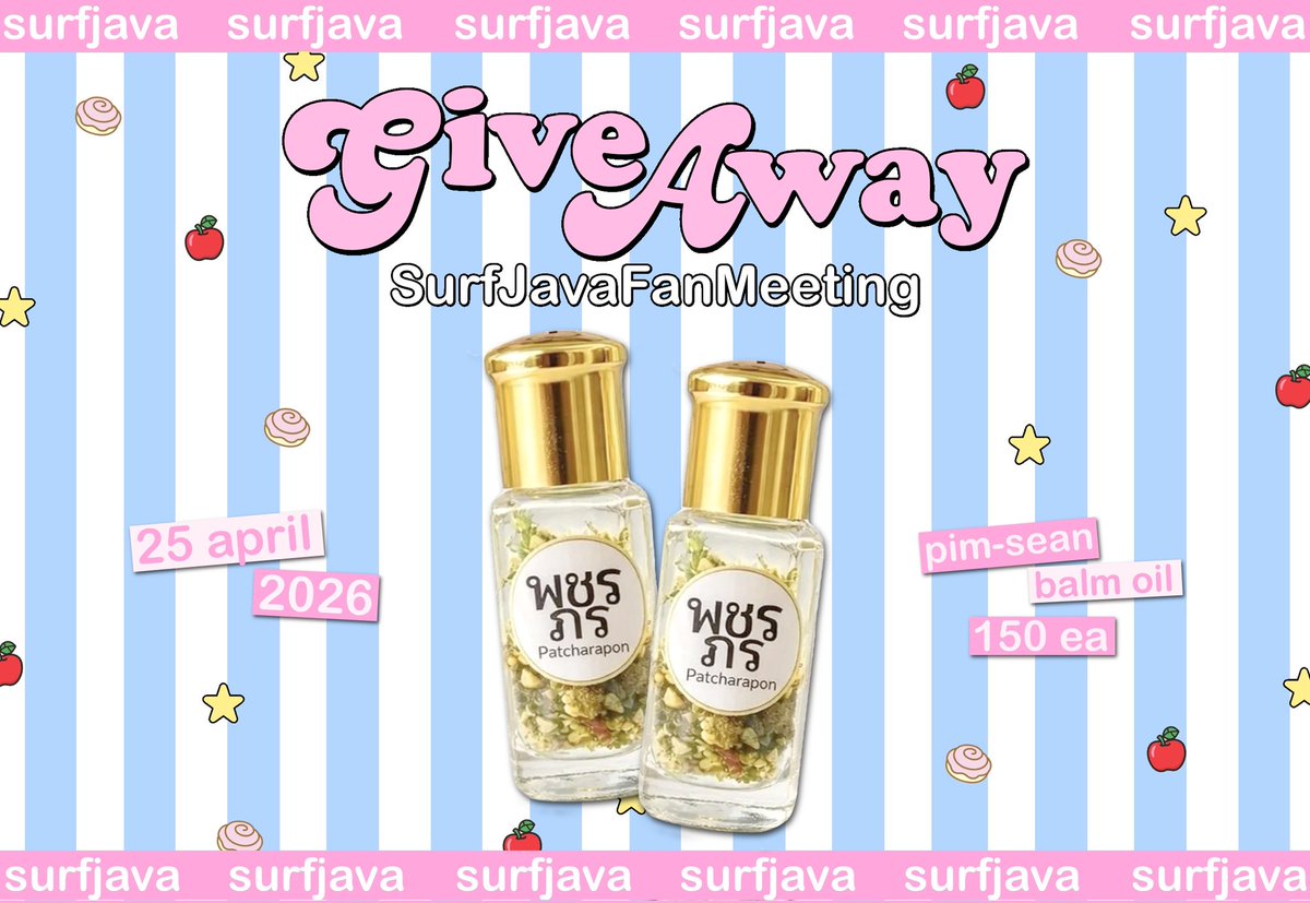 n__nunnnn's tweet photo. 🌳 giveaway ส่งตรงจากบ้านสวนพชรภร พิมเสนสูตรพิเศษ 🌻✨️🦖
✨️ บ้านสวนพชรภร สนับสนุน 50 ชิ้นให้สำหรับแฟนๆ เซิร์ฟจาว่า 😗🌳🙏
✨️ 100 ชิ้น สนับสนุนจาก 👇 @Tam_Phataramai @yiempayap @meben_ @Powerpuff191321 @imnot_jarin
#swensurf #javabh #surfjava
#SurfJavaFanMeeting
@swensurf @javabh28