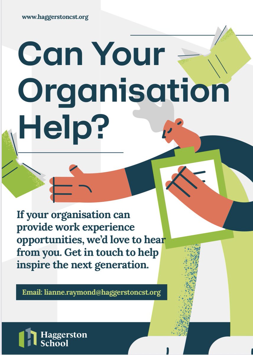 HaggerstonSch's tweet image. We’re always looking for support with Work Experience placements @HaggerstonSch! Get in touch! #Aspiration #Creativity #Character