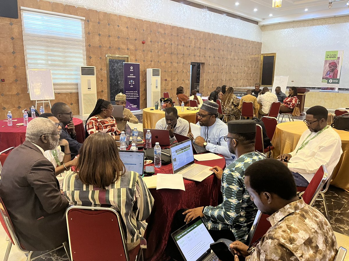 ecosteward1's tweet photo. @ecosteward1 was proud to participate in the @oxfaminnigeria Country Strategy Co-creation Workshop (2026–2030) in Abuja.

We contributed to key discussions on climate action, agroecology, youth inclusion &amp; social justice.

Looking forward to driving impact with Oxfam &amp; partners. https://t.co/9WRlJPZEhg