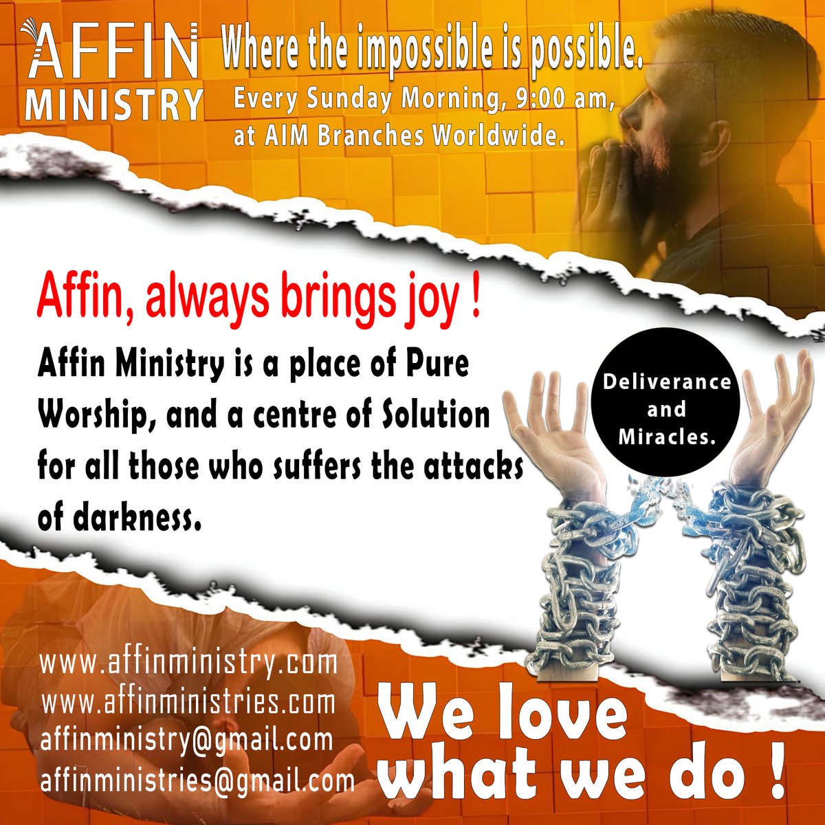AffinMinstries's tweet image. Affin Ministry is a place of pure worship and a center of solution for all those who suffers the attacks of darkness.

#affinministry #explore #citadelofsolution #viral #fypシ゚viral #faithinaction