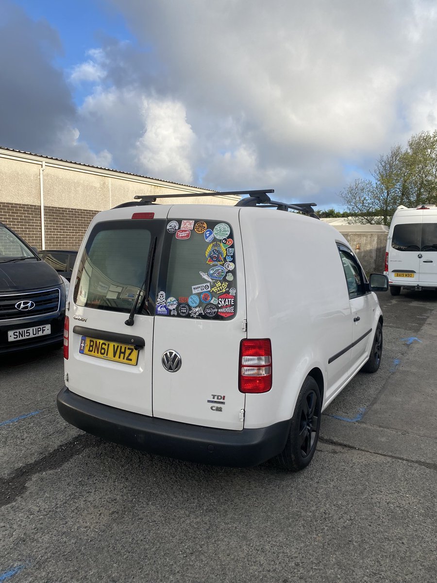 Elitet5's tweet image. Eibach lowering kit fitted to Volkswagen Caddy #vw #caddy #eibach #suspension #cornwall