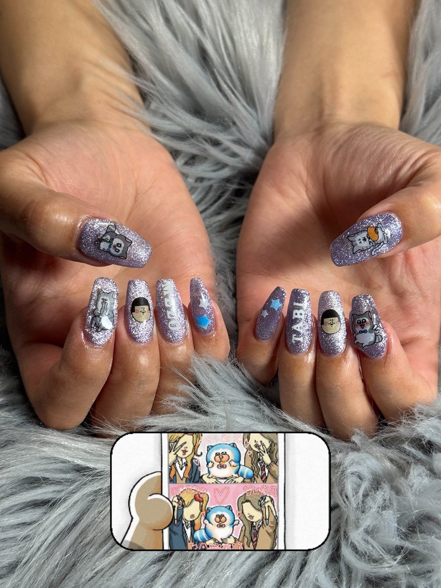 _svt509EN_'s tweet photo. まめきちまめこネイルVer.3

中部電力ミライタワーのイベントにむけて💅
(ストーリーにもあげたけどこっちでも🙇‍♀️)

メロとプリクラ絶対撮るの🥺🫶🏻

@mamekichirou 
@pensis_x https://t.co/6vpLCToyDR