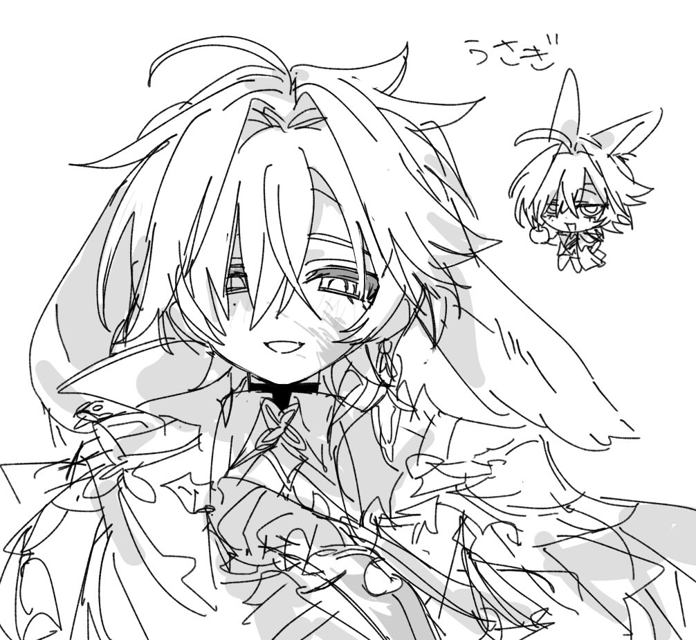 Syake_hogushi's tweet photo. ローエンとイルーガのらくがき https://t.co/6yPqfnrXW4