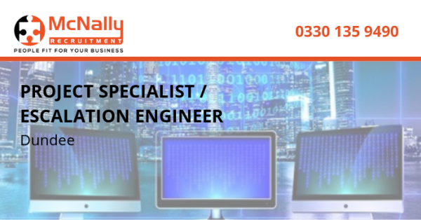 McNallyRecruit's tweet image. Take a look at one of our latest roles! Project Specialist / Escalation Engineer - #Dundee. paiger.link/1274497188