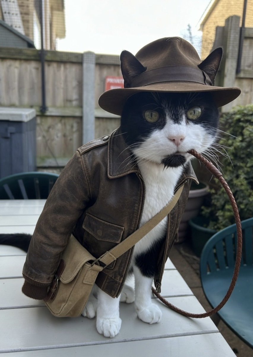 davidsupercat's tweet image. COMING TO A CINEMA NEAR YOU SOON!!’
INDIANA MOO AND THE LITTER TRAY OF DOOM!!!
#teammoomoo #ai