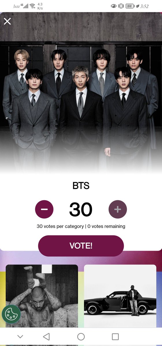 Have you submitted your AMA Votes today, ARMY?

drop your screenshots ⬇️