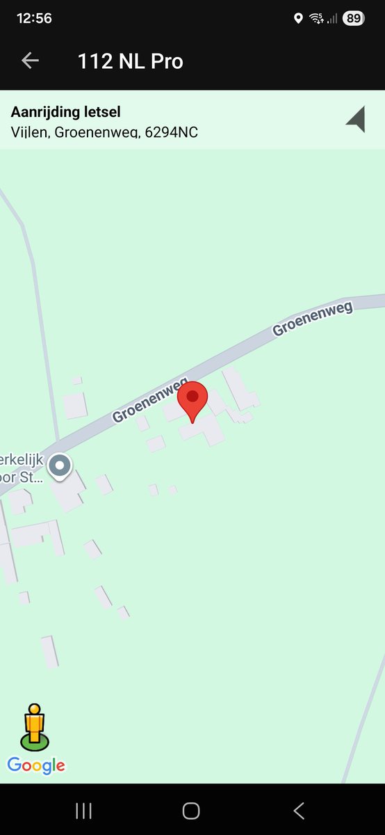 Aanrijding vermoedelijk met letsel op Groenenweg in Vijlen
