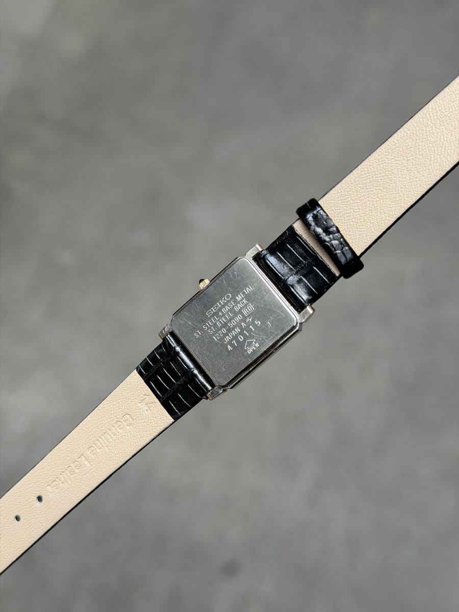 mateorndell's tweet photo. Seiko Exceline ‘Chamfered’ ✨

SOLD 🏷️

Instagram: Shared Time Manila ⚙️✨
#Seiko #Exceline #Chamfered #Gold https://t.co/T5pZNcnRJw