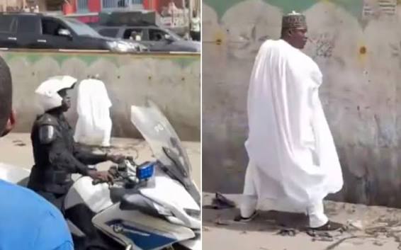 ChidiOdinkalu's tweet photo. Did I hear @bukolasaraki say that the Governor who was pictured with his Odogwu in his hands by the roadside is a #HighSchoolDropOut? https://t.co/Nr54HjxApw