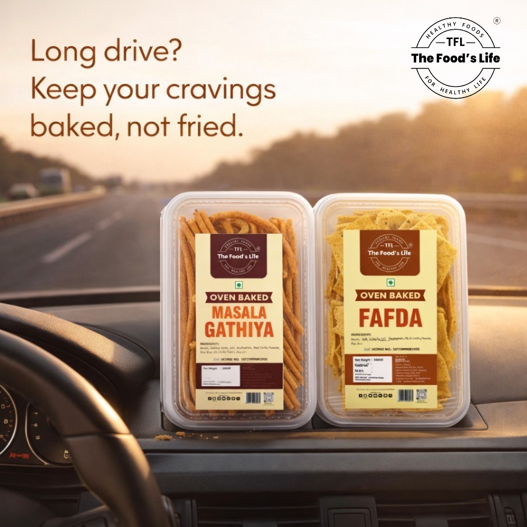 thefoodslife's tweet image. Snack light on every drive—switch to oven-baked crunch that travels as smooth as you do 🚗✨
.
.
 #TravelSnacks #HealthySnacking #RoadTripFood #OvenBaked #SnackSmart #NoOilNoGuilt #OnTheGoSnacks #LightEating #FoodiesOfIndia #HealthyLifestyle