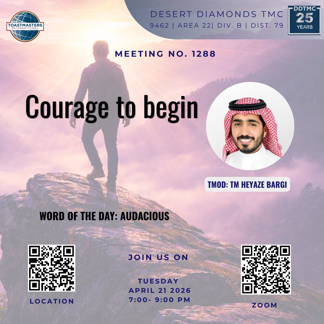 Desert Diamonds Toastmasters Club tweet media