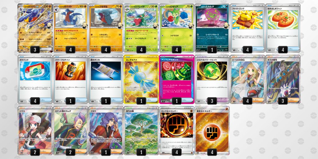 pokeca_book's tweet photo. シティリーグ4/18【土】
カードショップリドル京急蒲田店（東京）

優勝　タケルライコ
準優勝　ガブリアス
TOP4　ドラパルト
TOP4　ゾロアーク https://t.co/TuR3gRJ7Mv