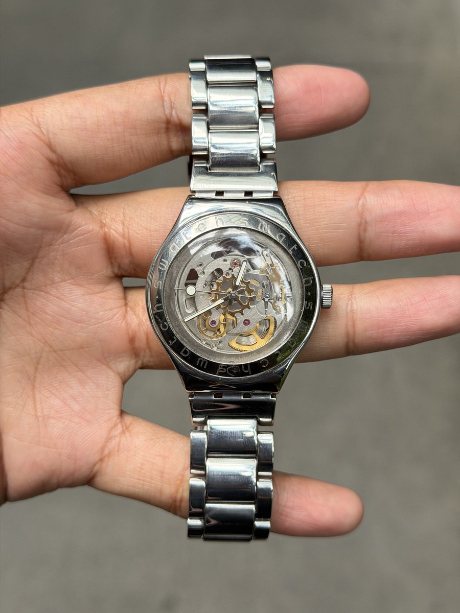 mateorndell's tweet image. Swatch Irony ‘Body &amp;amp; Soul’ - YAS100G⚙️

AVAILABLE ✅
DM for more information 💌

Instagram: Shared Time Manila⚙️✨
#Swatch #Body #Soul #Skeletonized