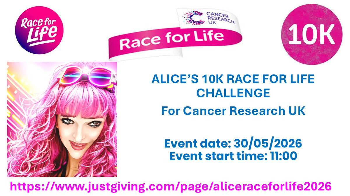 ViTheCleaner's tweet image. #RaceForLife #raceforlife @CR_UK