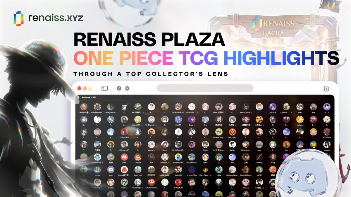 renaissxyz's tweet image. 🏴‍☠️ Renaiss Plaza – One Piece TCG Through a Top Collector’s Lens

One of the standout moments from Renaiss Plaza was the special session with Ricky – one of the most recognized One Piece TCG collectors.

From conviction-led collecting, to rarity, and long-term value, the