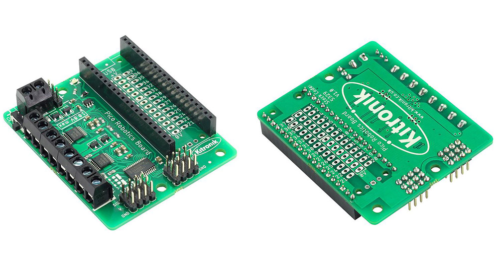 Kitronik's tweet image. Kitronik Robotics Board for Raspberry Pi Pico 

It does; Motors, stepper motors, and servos and breaks out all of the Pico's pins!

Get yours today!

kitronik.co.uk/products/5329-…

#edtech #STEMEd