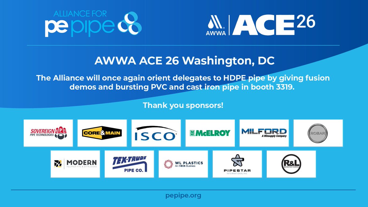 Alliance for PE Pipe tweet media
