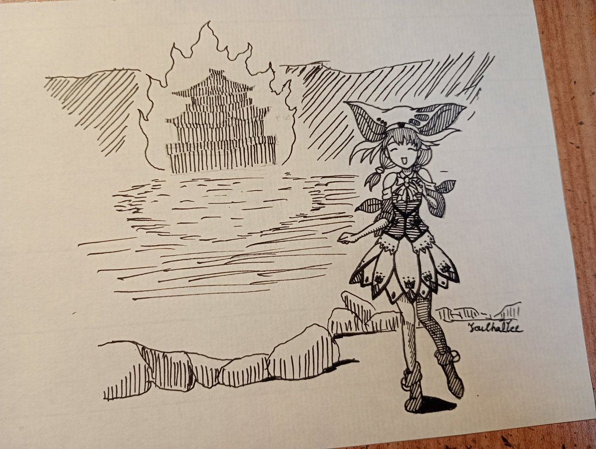 体術（肉体言語）を使うアメイヤ・アシュリン
#サガエメ