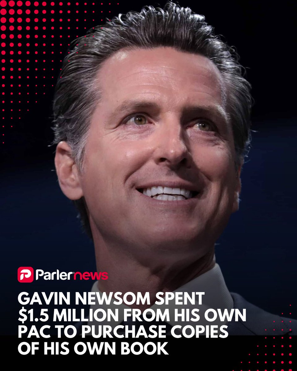 parler_social's tweet image. Claims are circulating that Gavin Newsom used PAC funds to purchase copies of his own book, boosting sales figures.  Campaign spending and book sales would require official review to determine accuracy. #California #Politics #CampaignFinance