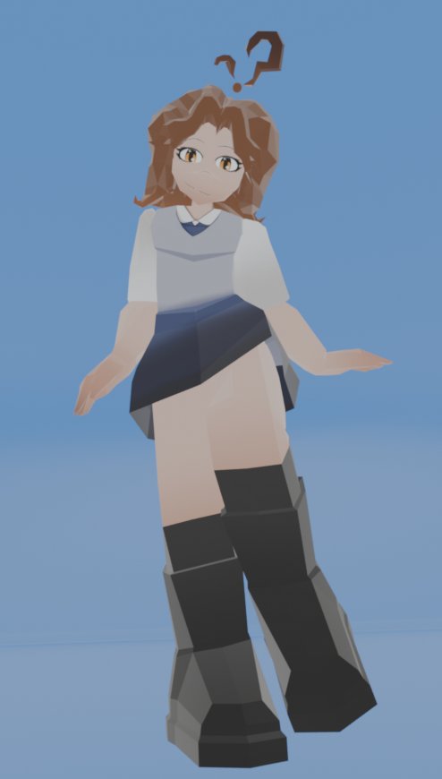 UNiV221179's tweet image. Today's suprise model is @BurgerFlipperr! I revamped her model to look but more better 

She's the first cameo model in our game too,that's why I revamp her first lol

Ight, cameo hunting time!

P.s hope you like it,burger! Space wanna join in? Lol

#blender #animation #art #fyp