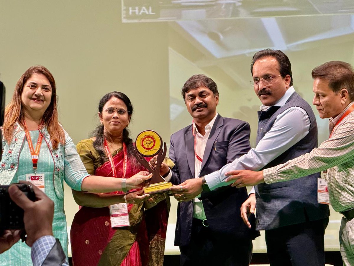 IWPA67's tweet photo. IWPA ( International Women Professionals in Aviation and Aerospace ) presented the prestigious 🌟IWPA Nari Shakti Women Empowerment Award 🌟to AeSI ( Aeronautical Society of India ) for promoting women in Science and Technology on 17 th April in Hyderabad . https://t.co/rzalC3c1Vr