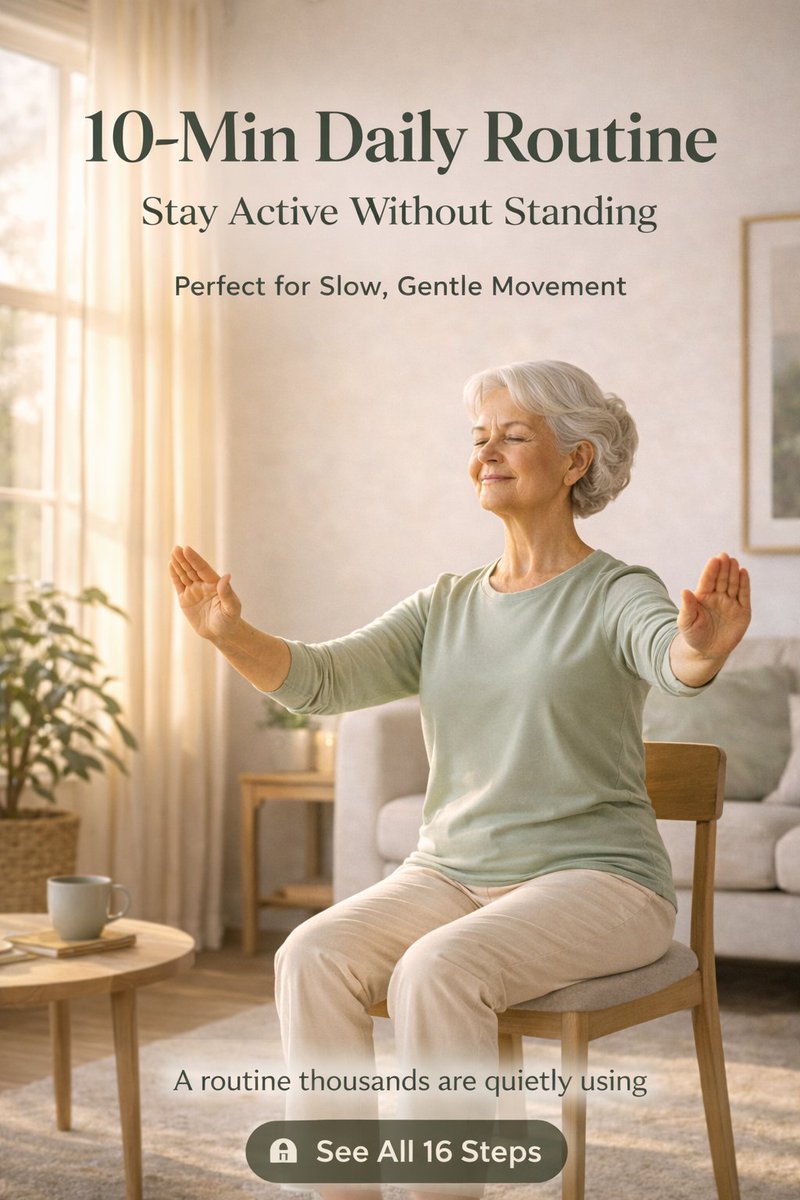 thebetterplans's tweet image. Chair Workout for Seniors – Stay Active Without Standing (16-Step Guide)
link etsy.com/listing/448586…

#chair #chairworkout #seniorfitness #gentleexercise #mobilitytraining #homeworkout #lowimpactfitness #printableworkout