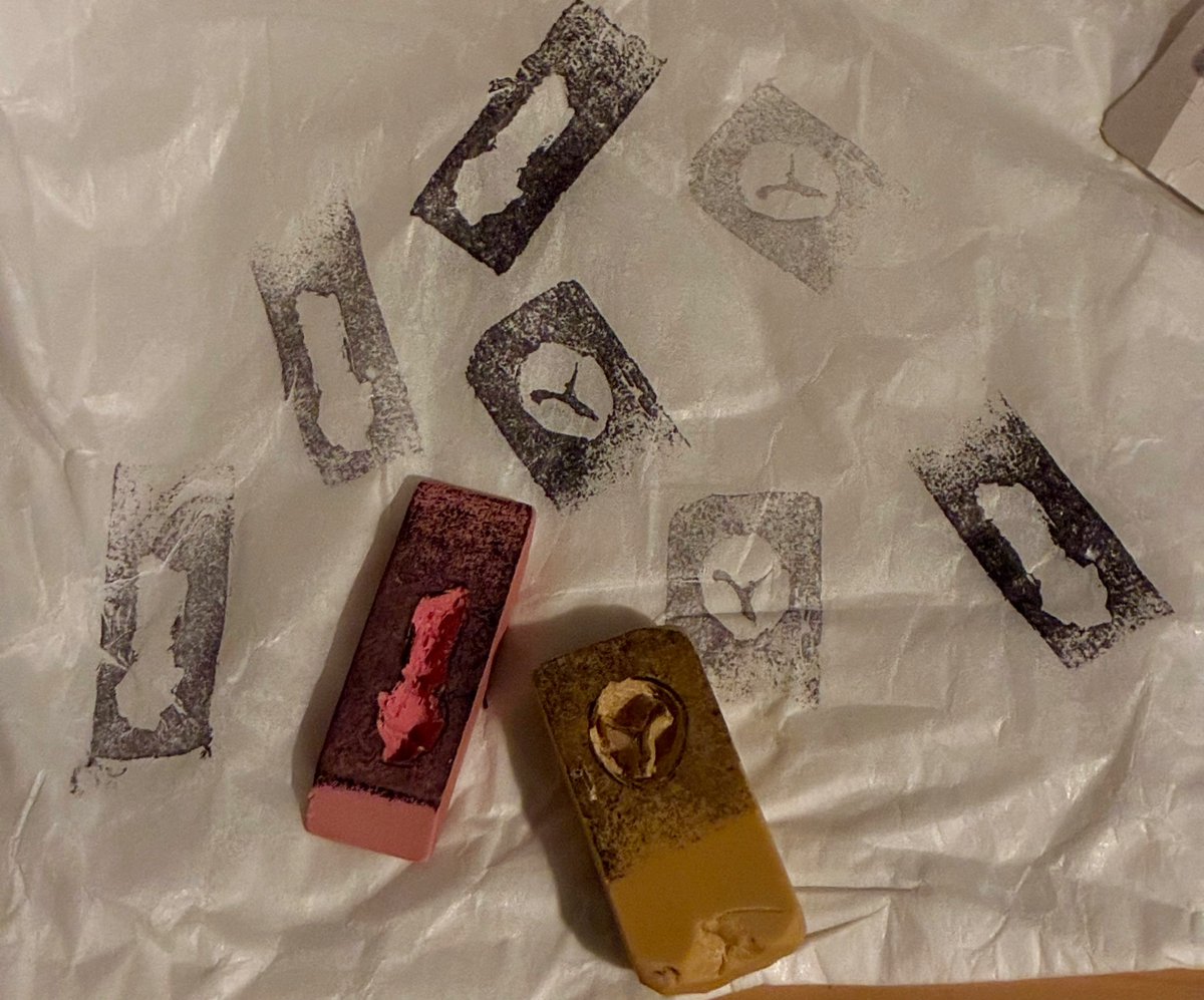 DirtyDaemon666's tweet photo. Practiced making some stamps last night https://t.co/cqiRMAnvNF