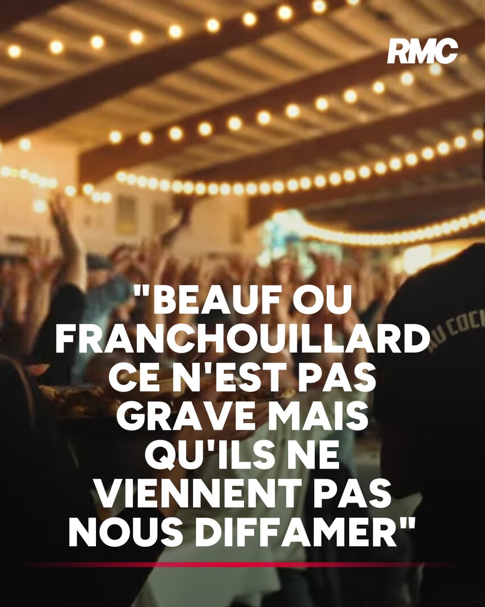 RMCInfo's tweet photo. 🔴 Les banquets du Canon français accusés de promouvoir l'extrême droite: "Notre thème, c'est la France" ► https://t.co/3aD7p6f5bd https://t.co/UhB8ikulDX