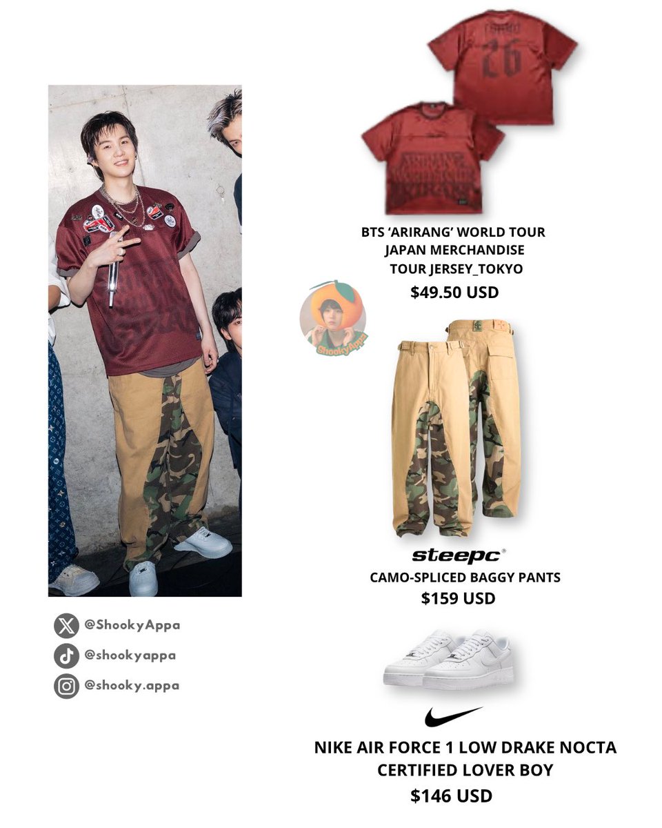 BTS アリラン ツアーグッズ TOKYO Tシャツ ブラウン 【公式通販】