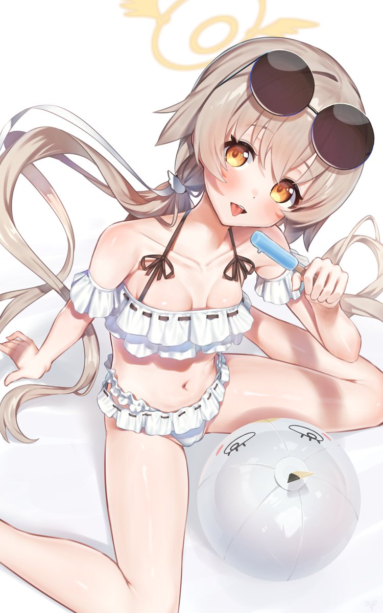 水着ヒフミちゃん描いたよ 