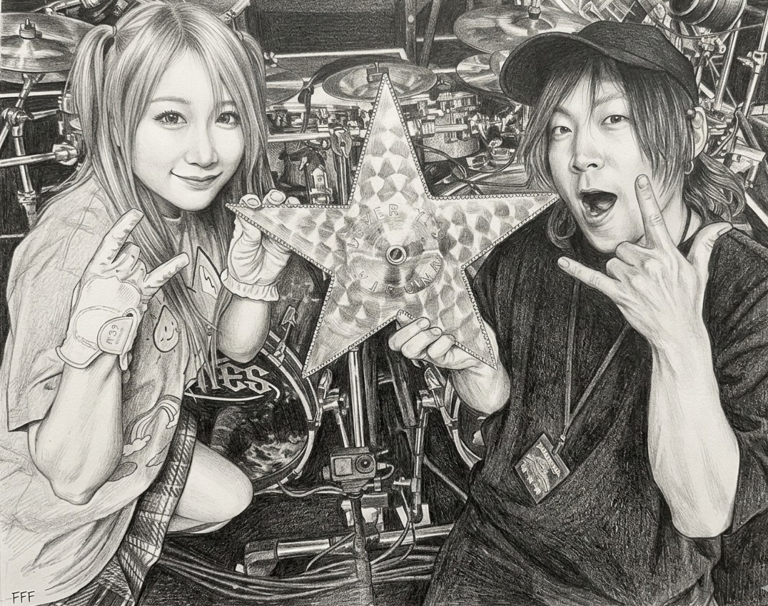 papap0650519149's tweet image. #Haruna
#LOVEBITES
#Drummer
#HIDEHIRO