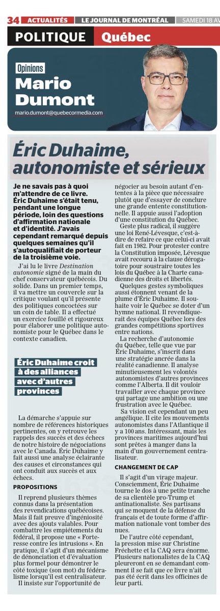 Eric Duhaime tweet media