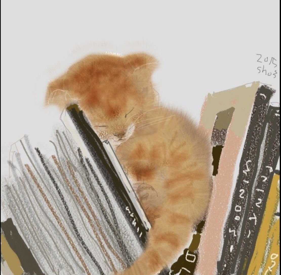 FegrdMuse's tweet photo. Happy #Caterday 🐈
Little moment of orange fluffy joy captured in this watercolour by Shozo Ozaki 🧡

What’s making you smile today?”

#ColourMuse #ArtTherapy https://t.co/sMEWuOV63U