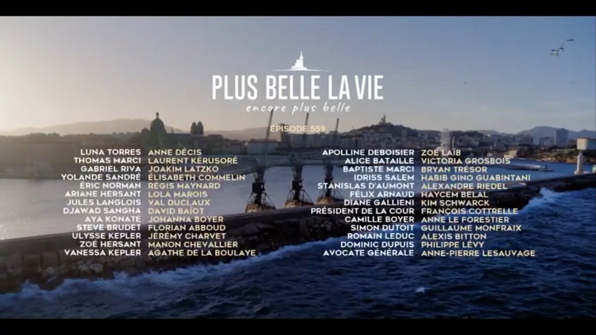 • Plus Belle La Vie • tweet media