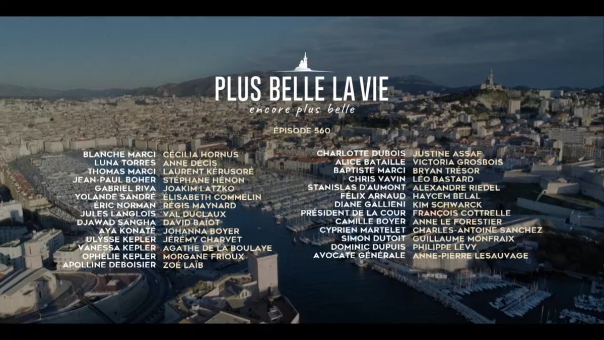 • Plus Belle La Vie • tweet media