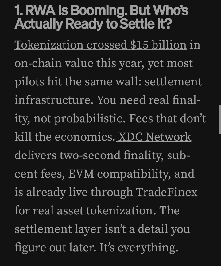 EmilyCarte99917's tweet image. XDC at Money20/20 Asia 🇹🇭 is all about pushing:

💡 Real-world adoption
💡 Institutional blockchain use
💡 Cross-border innovation

Quiet builders → Loud impact.

Read more 👇
medium.com/@johnnysmith03…

#XDCNetwork #CryptoNews #RWA #Fintech #Web3 @XDCNetwork