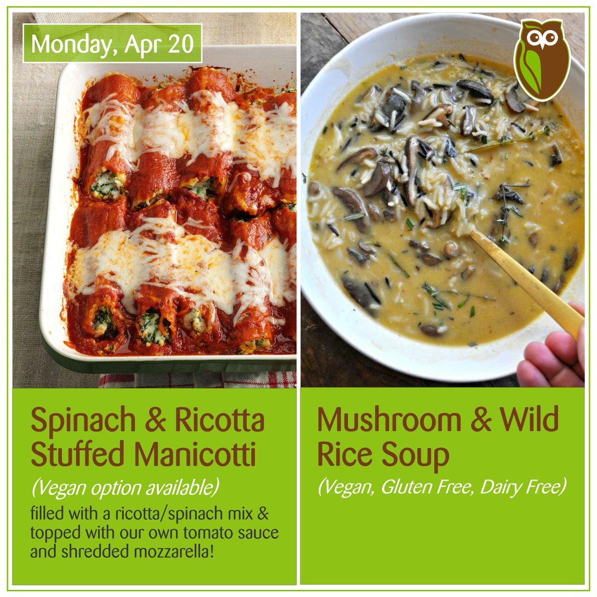 TheHealthyOwl's tweet image. Our Daily Soup and Feature for Monday. #realfood #glutenfree #dairyfree #kwvegan #kwvegetarian #kwawesome #wrawesome