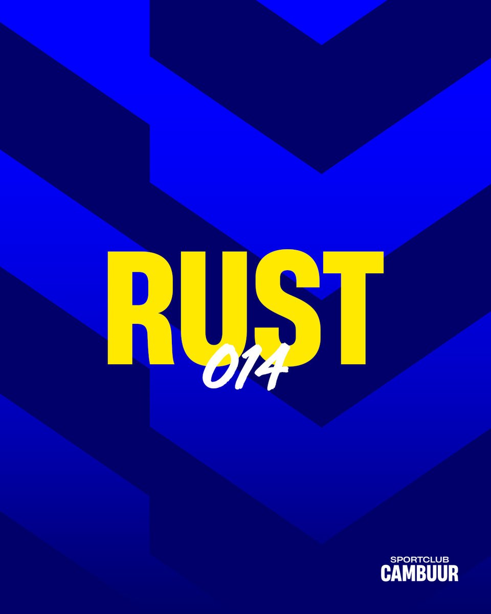 ⏸️ Rust in Leeuwarden.

SC Cambuur O14 gaat rusten met een 0-1 achterstand tegen Victoria O14.

#cambuurjeugdkomteraan