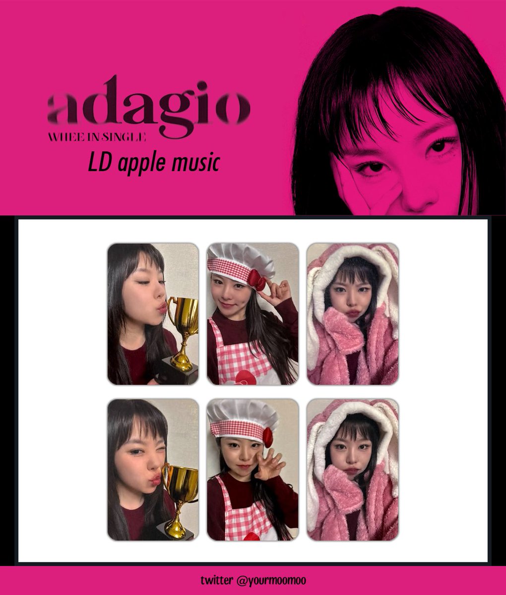 セット トレカ ラキドロ applemusic MAMAMOO フィイン コンプ
