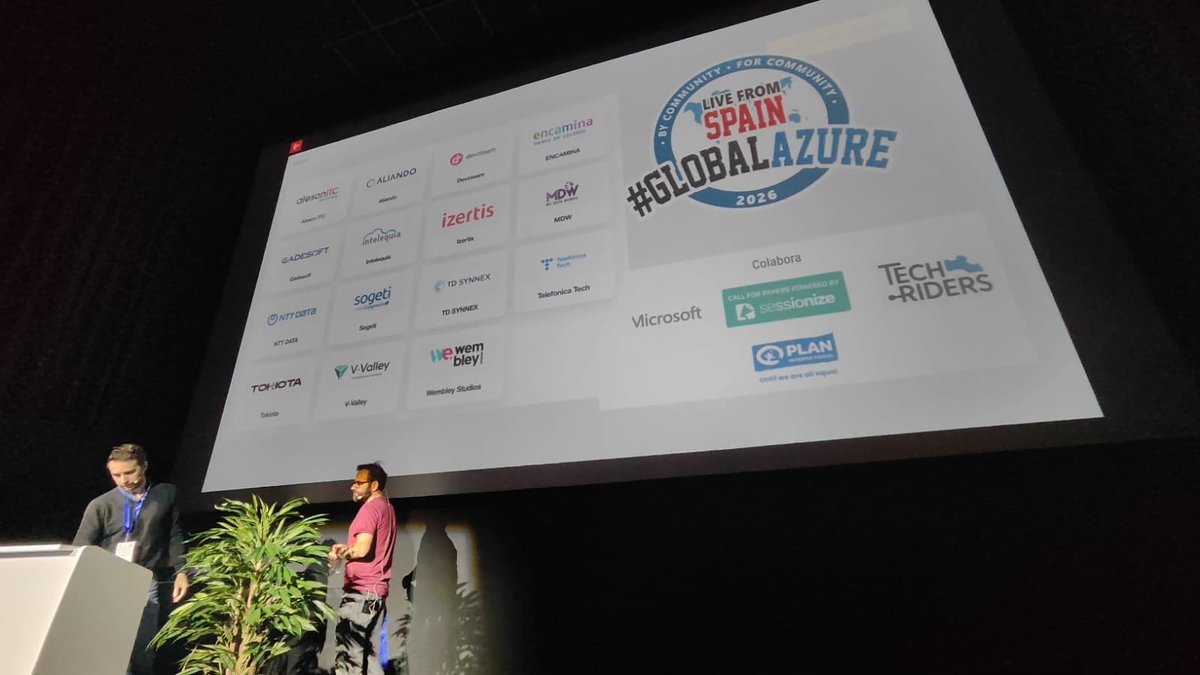Global Azure Spain tweet media