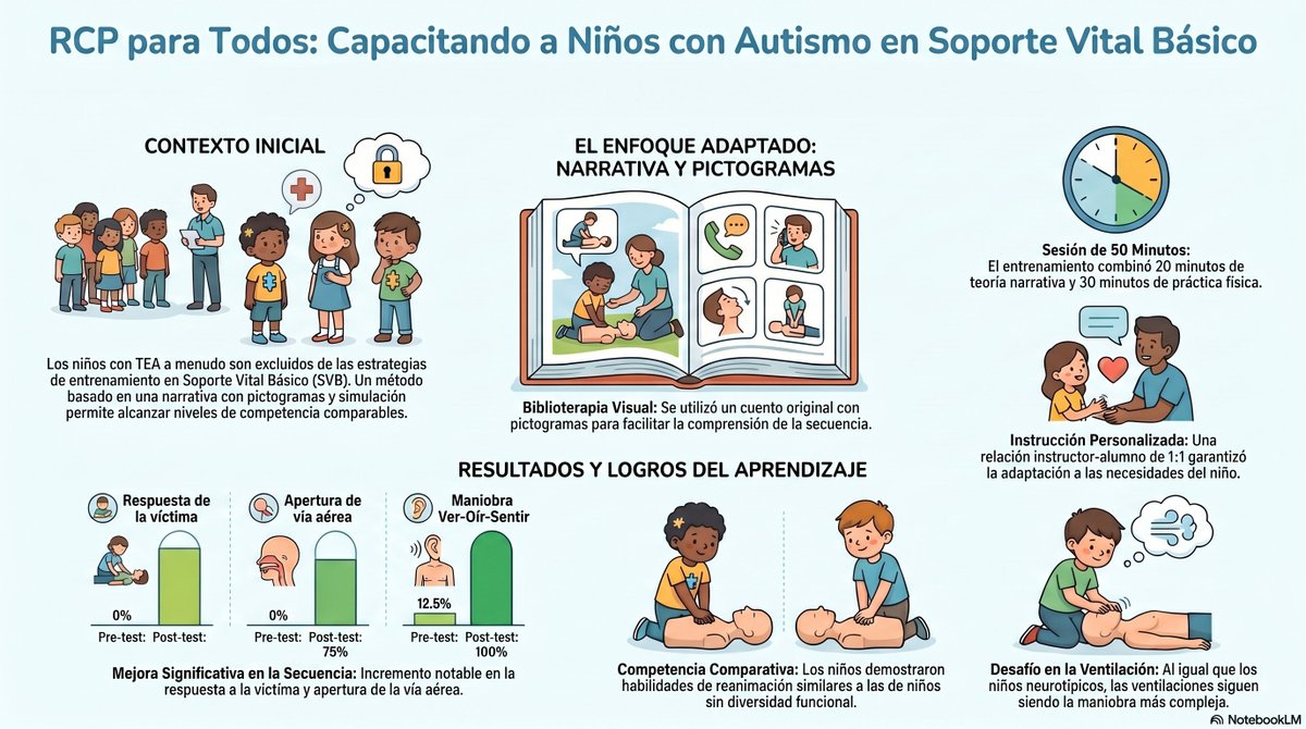 gercppyn's tweet photo. ¡La educación inclusiva salva vidas!
Entrenar desde la escuela, estrategia para mejorar el pronóstico de la PCR y niños con TEA también pueden aprender. 
Adaptar los materiales a la diversidad promueve la equidad y nos convierte en potenciales rescatadores
https://t.co/bSr2oB9seV https://t.co/BZj7CmNbU5