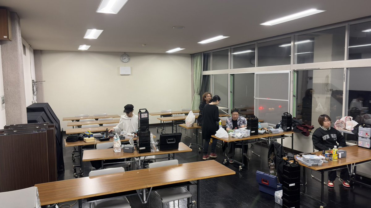 設営完了！