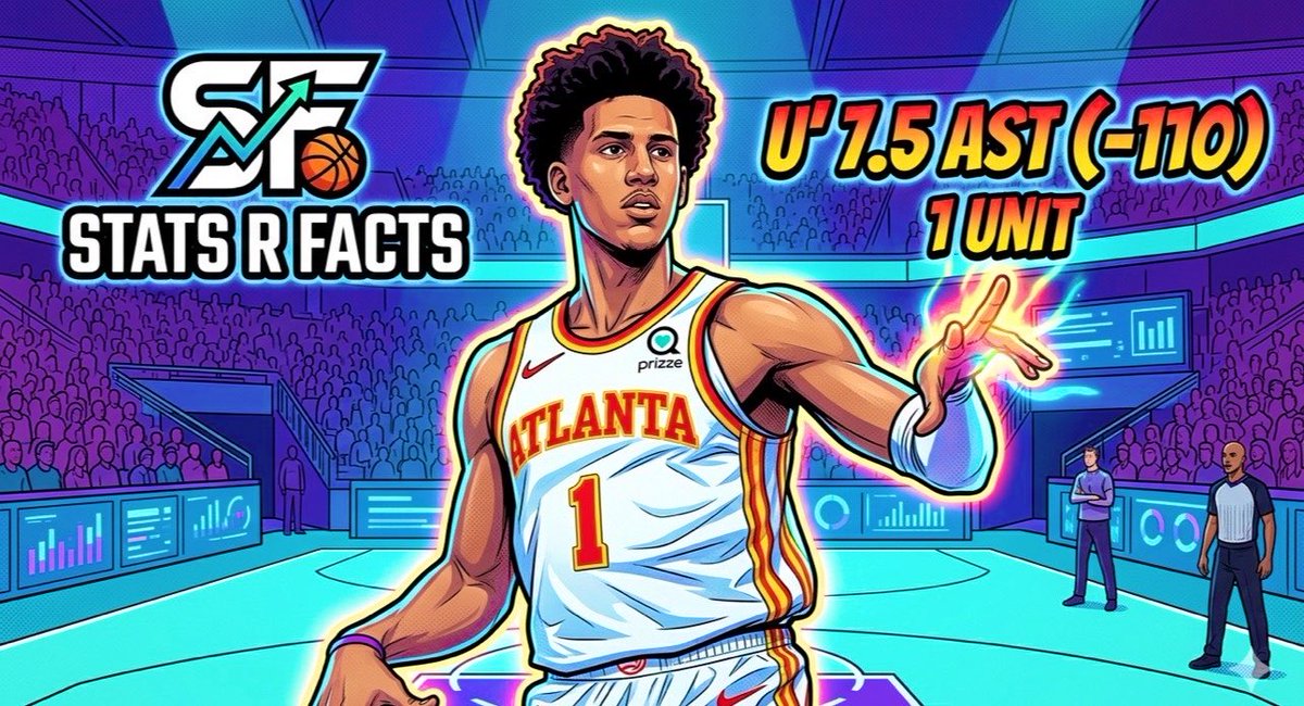 STATSFACT5's tweet image. #NBA April 18th (Play #2)

🚨UNDERRATED POTD🚨

🌟J JOHNSON - UNDER 7.5 AST
🏷️(-110)
📚(BET365)
🎮(#Hawks @ #Knicks) 

LEAVE A ❤️ IF TAILING + HYPED!
———————————————————
Use to be an absolute WAGON on his overs but with how the Hawks have looked with all their new additions, I’m