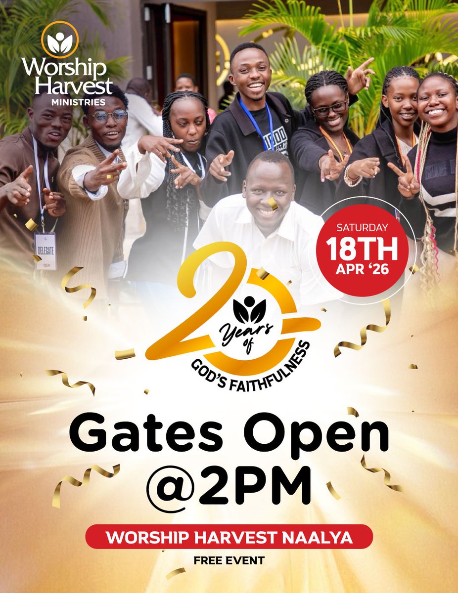 ClassyTr001's tweet photo. We are on for big celebration of the Lord's faithfulness for the last 20 years of Worship Harvest.

Join us live in the room as we give thanks to God.

#Proclaim26
#WorshipHarvestAt20 https://t.co/Qno4IonFcv