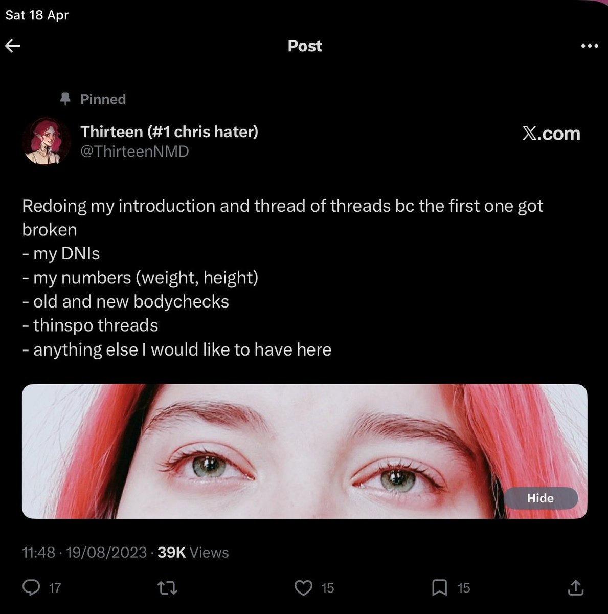 Thirteen (#1 chris hater) tweet media