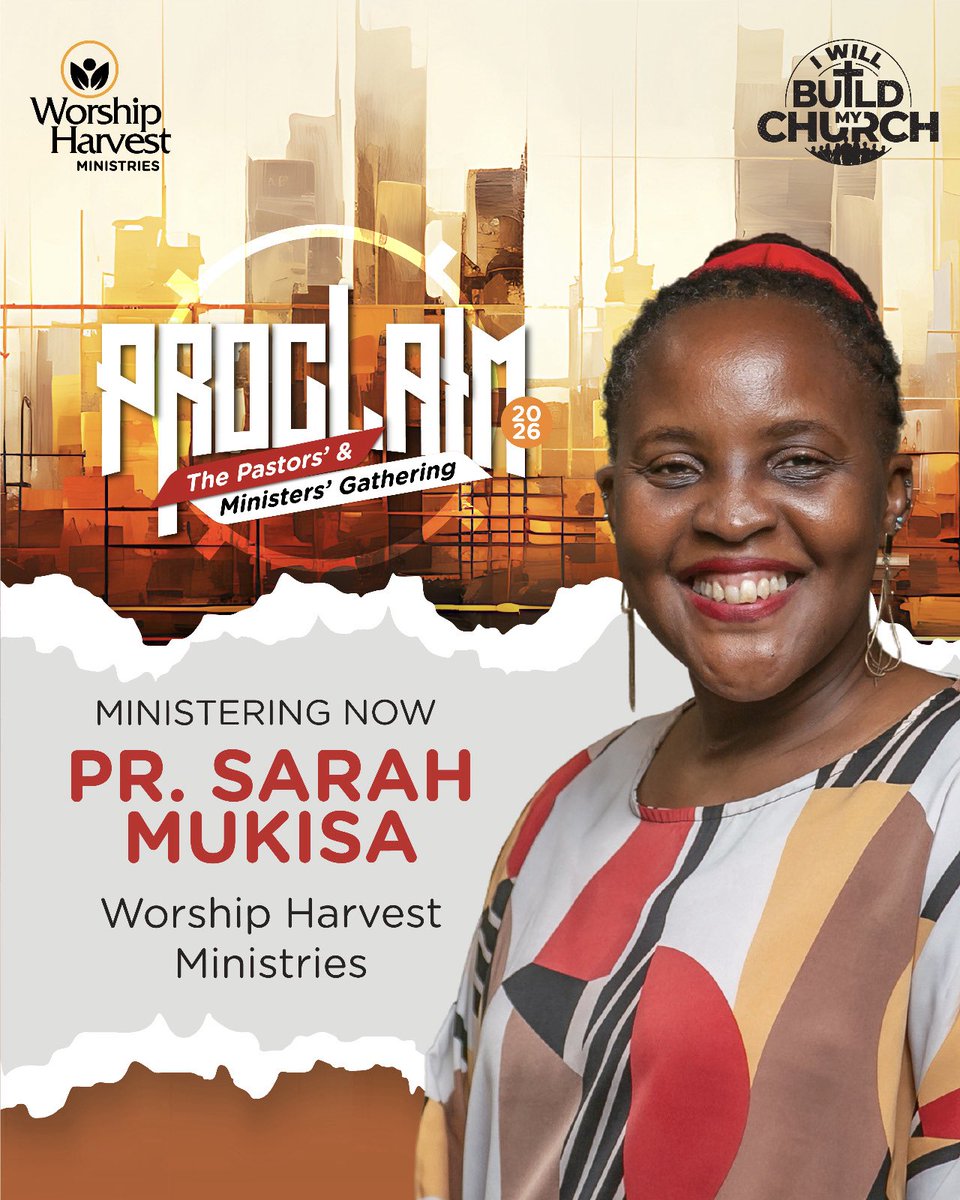 AlyxxBarbie's tweet photo. As we celebrate 20 Years of Worship Harvest, I continually give thanks to God for Apostle Moses Mukisa and His dear wife Pastor Sarah Mukisa, as they inspire us as a Family on Mission. ❤️❤️❤️❤️❤️
See you at 2PM
#Proclaim26
#WorshipHarvestAt20 https://t.co/KFYFpNiCv8