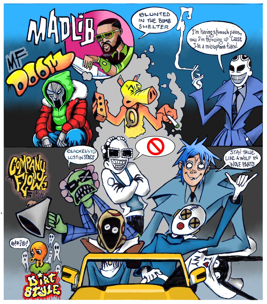 3lix13's tweet image. Research [Col Erase / Ink / TVPaint]

#DontBeDumb #AsapRocky #AesopRock #2D #StuartPot #MFDOOM #damonalbarn #MADLIB #Grafitti #comics #CompanyFlow #LoopDigga #Vinyl #ink #StonesThrowRecords #Quasimoto #cartooning #TimBurton #Qbert #DirtStyle #Ghosts #Supervillain #TVPaint #hewll