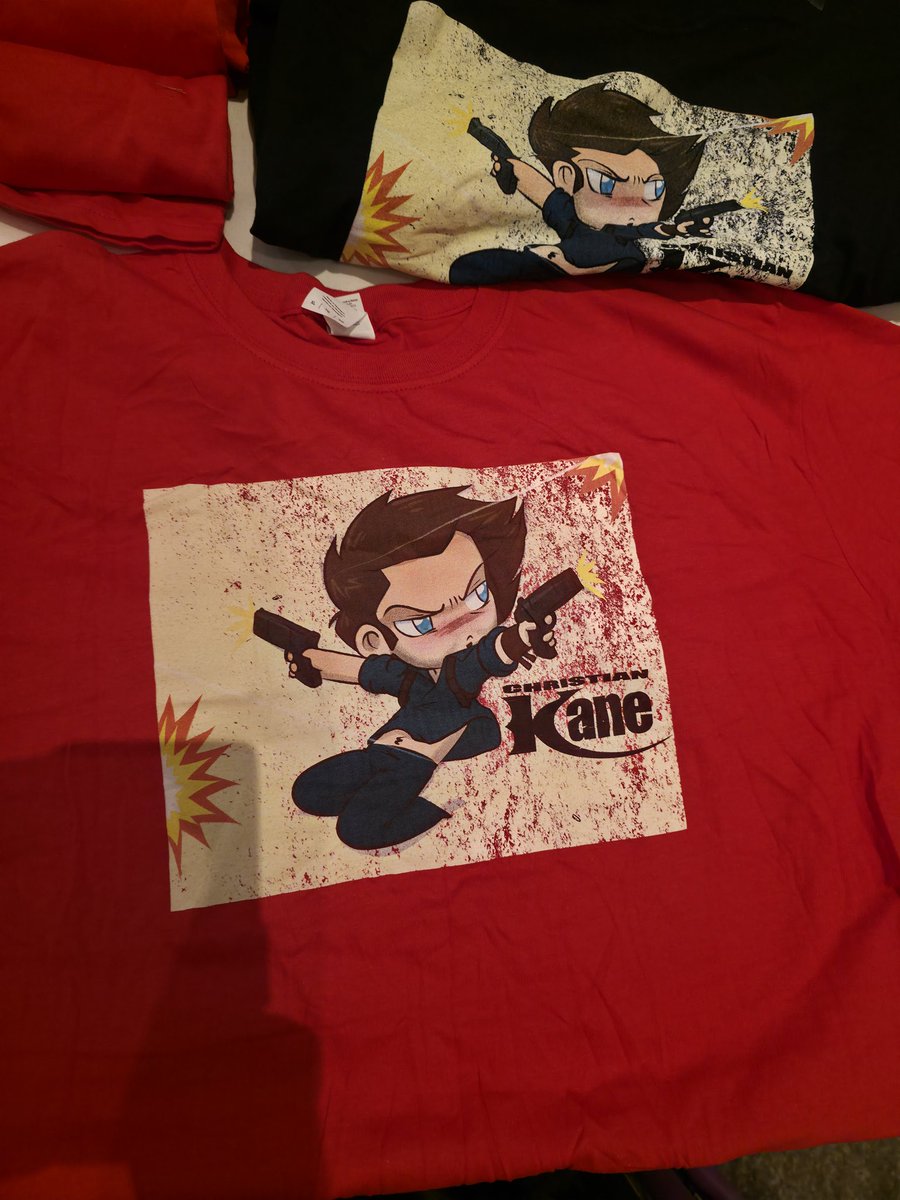 Christian Kane t-shirts available in the Autograph room. Limited quantity cash only #StarfuryEvents ##CrossRoads11